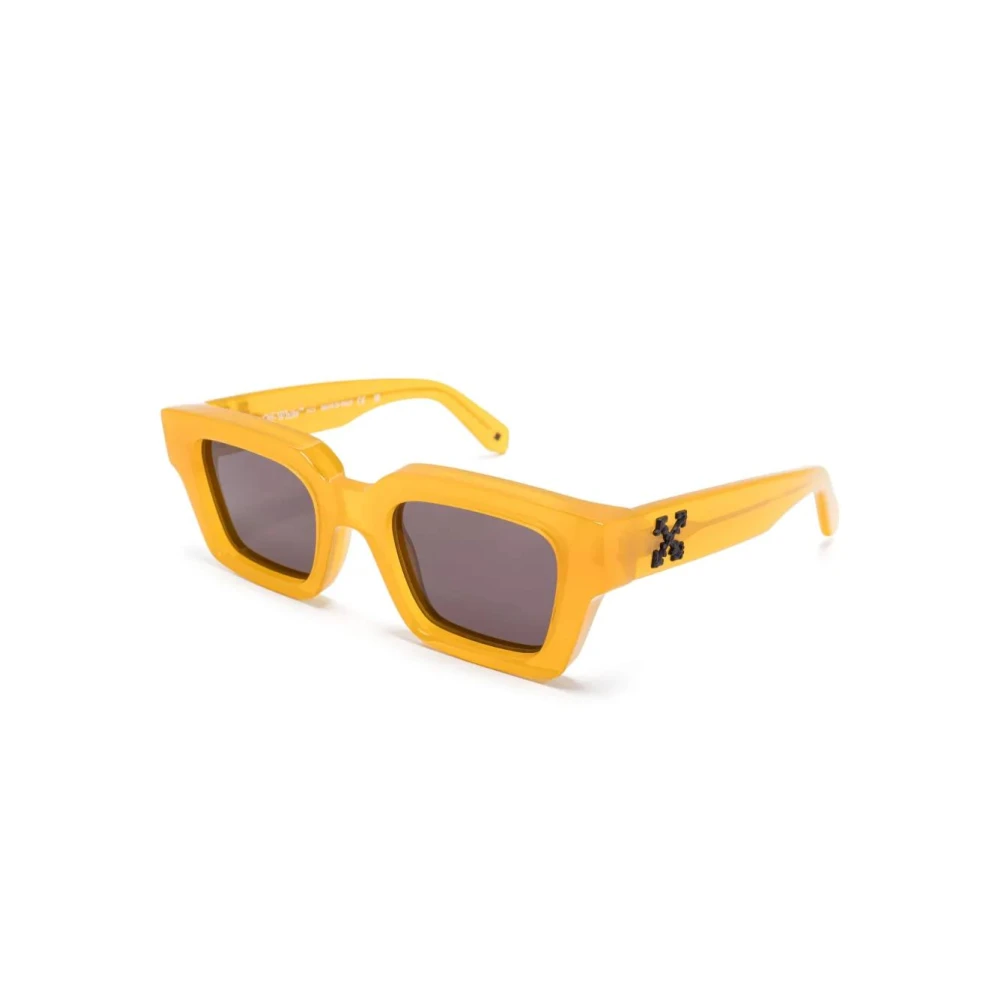 Off White Unisex Yellow 1807 Sunglasses - Sunglasses - 53 Mm - Accessories