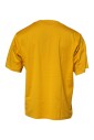 t-shirt-jaune-fonce-logo-coton-col-rond