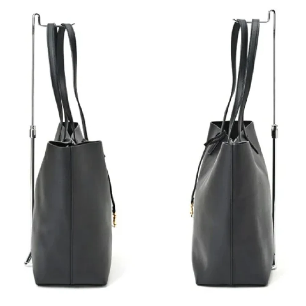 Yves Saint Laurent Vintage Pre-owned Leather totes Black Dames