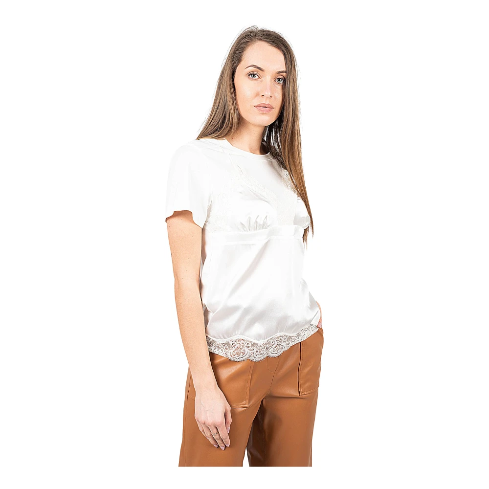 Pinko - Tops > T-Shirts - White - Pinko - Modalova