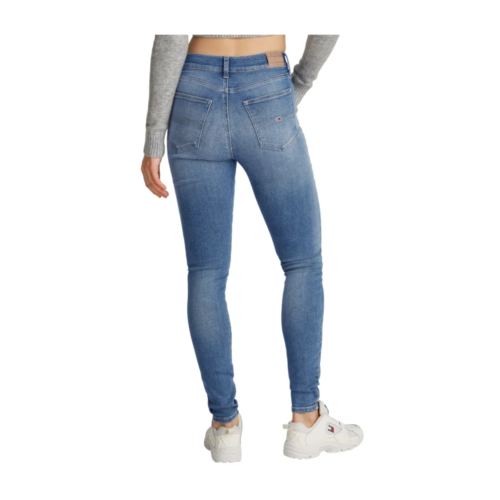 Tommy Jeans Vintage Skinny Fit Blauwe Jeans Blue Dames