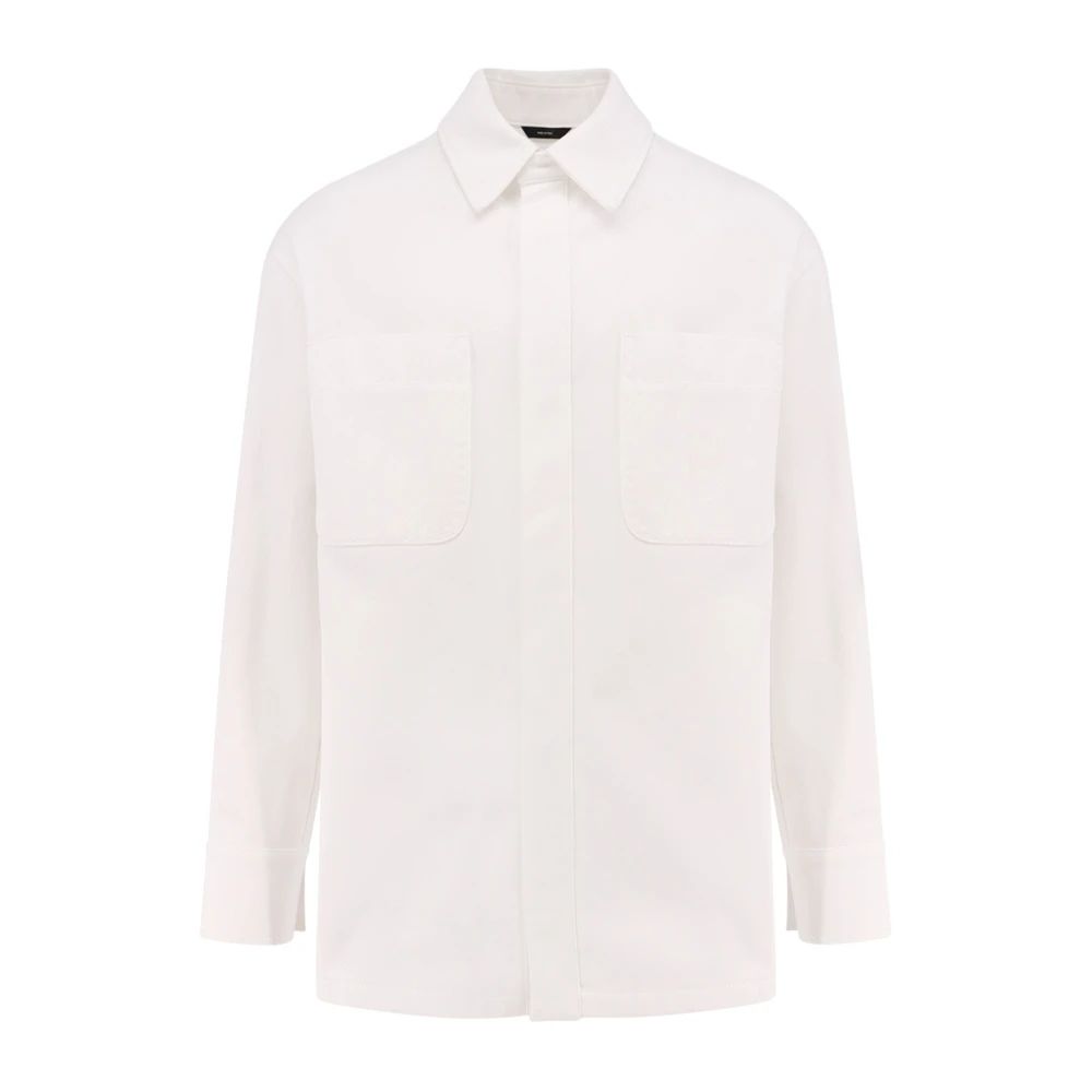 Fendi Mannelijk Wit Te Jassen Klassieke Stijl Katoen