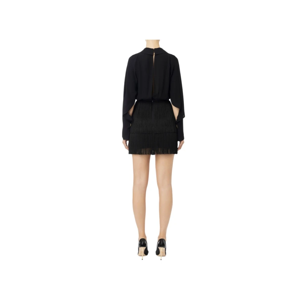 Elisabetta Franchi Elegante Jurk voor Speciale Gelegenheden Black Dames