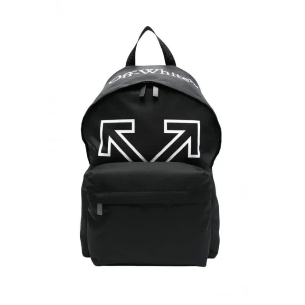 Off White Men's Black Heritage Backpack - Backpacks - One Size - Bags