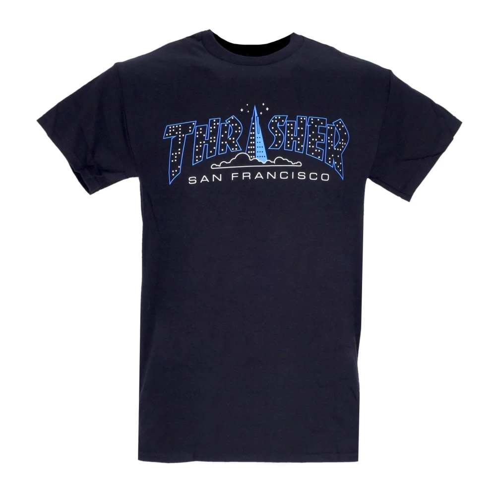 Thrasher Zwarte Pyramid Tee Korte Mouw T-shirt Black Heren