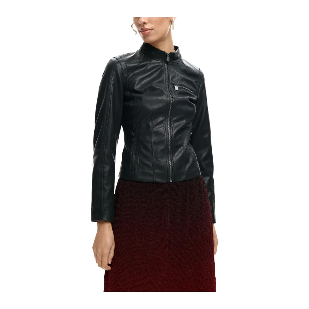 Desigual Mujer Negro Chaquetas, Talla: Xl