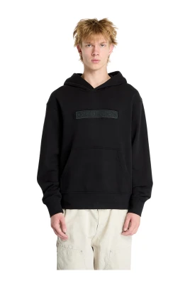 Hoodie med brodyr för män