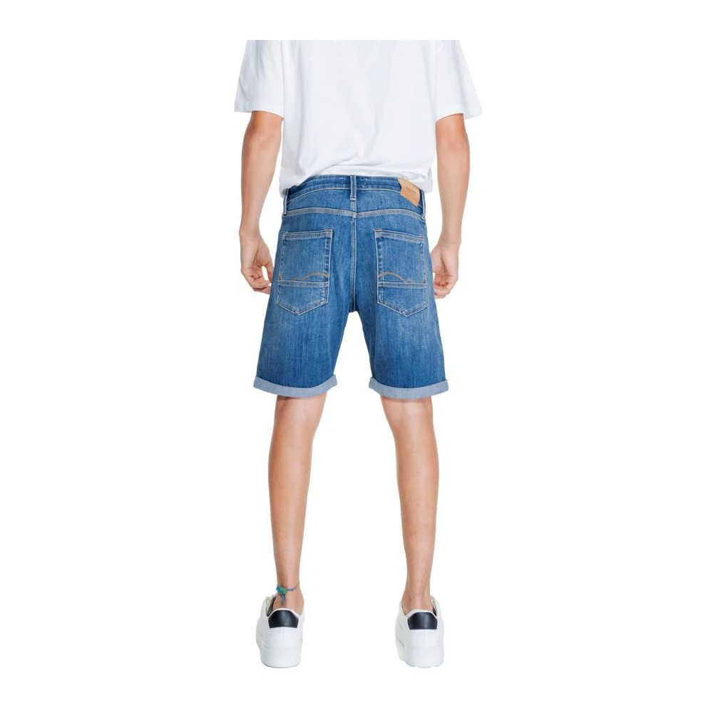 jack & jones Blauwe Denim Zomer Shorts Blue Heren