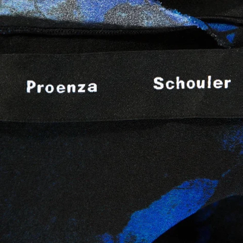 Proenza Schouler Pre-owned Silk tops Blue Dames