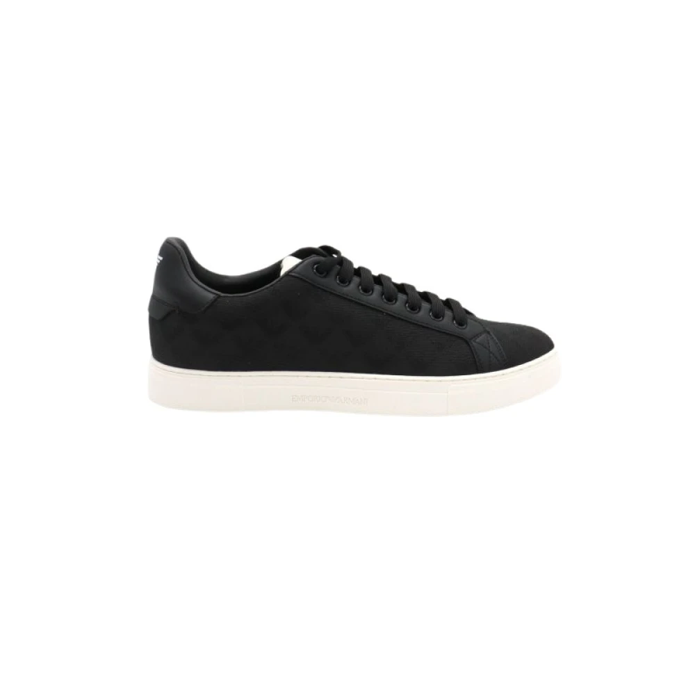 Emporio Armani Herren Schwarz Schuhe, K, 41 Eugröße: