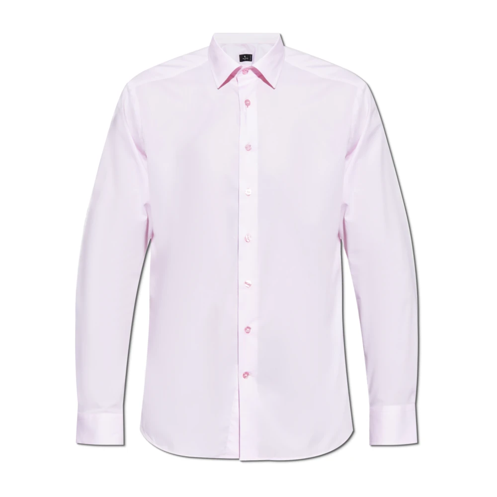 ETRO Katoenen overhemd Pink Heren