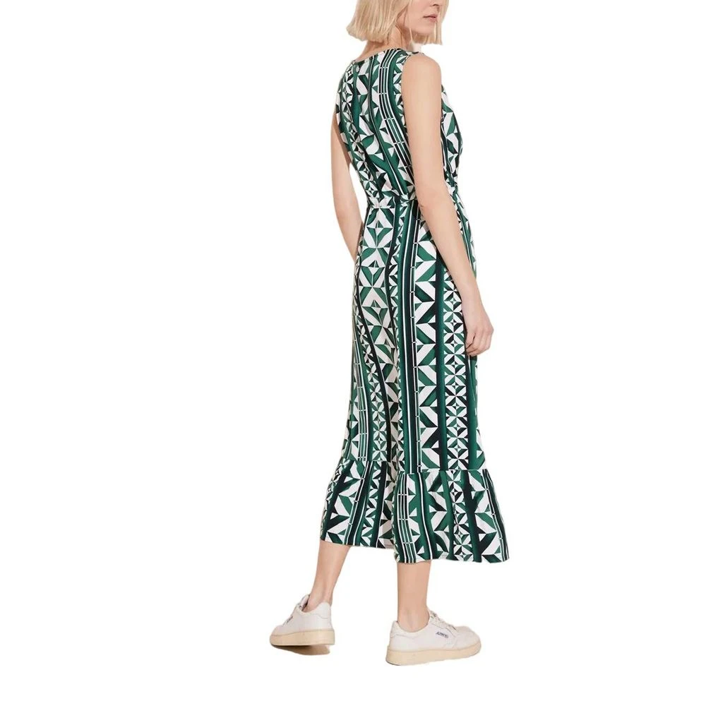 Street One Groene Viscose Jurk voor Vrouwen Green Dames