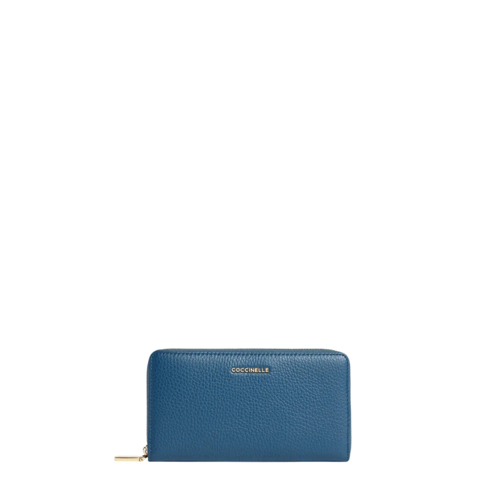 Coccinelle Women's Blue Wallets & Cardholders, One Size, Zip Coin Wallet
