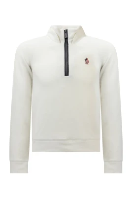 Logo-patch Zip Fleece Sweatshirt