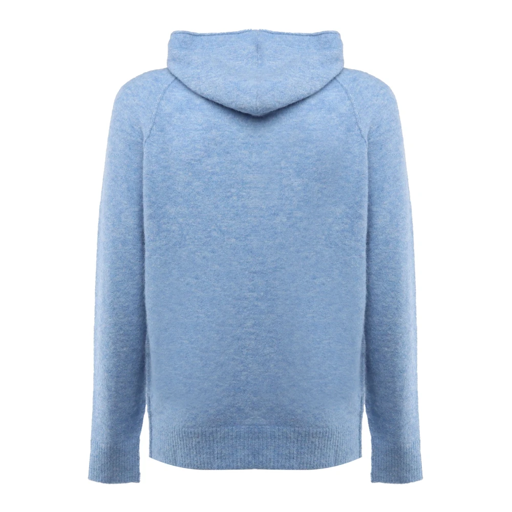 MC2 Saint Barth Blauwe hoodie met logo lange mouwen Blue Heren