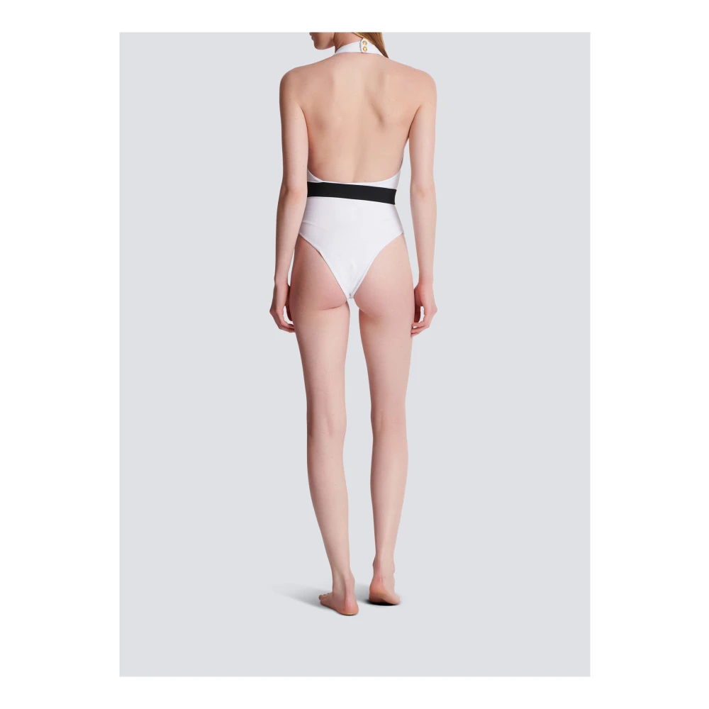 Balmain Badpak met PB riem White Dames