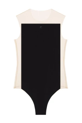 Panelärm Sleeveless Topp med Logobroderi