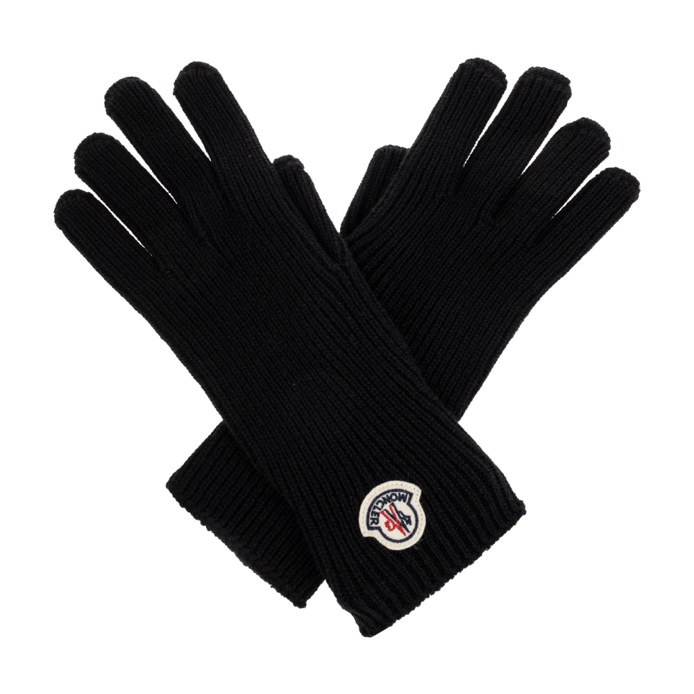 Moncler   Wool Gloves for Men in Black, Size: L - Image 3