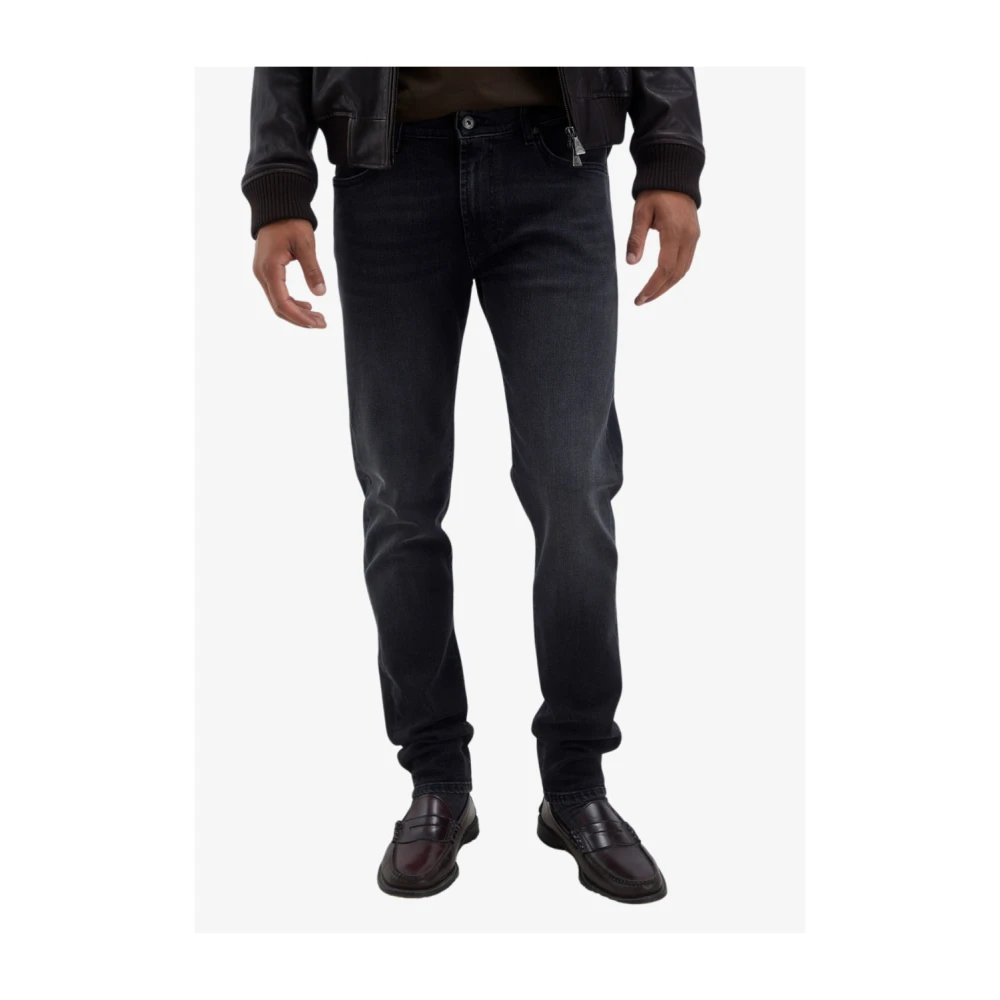 Roy Roger's Zwarte Carlin Slim Fit Jeans Black Heren