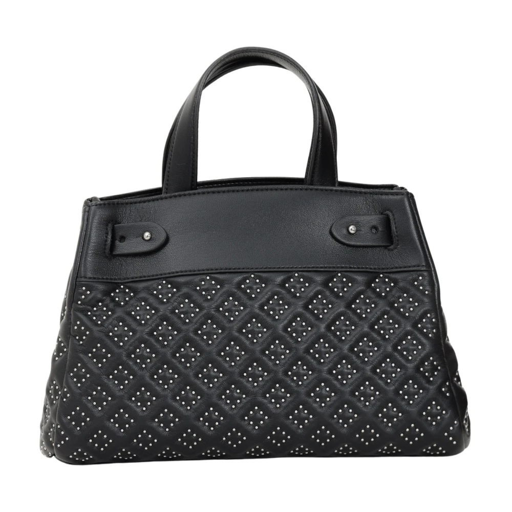 Armani Exchange Zwarte handtas met studs Black Dames