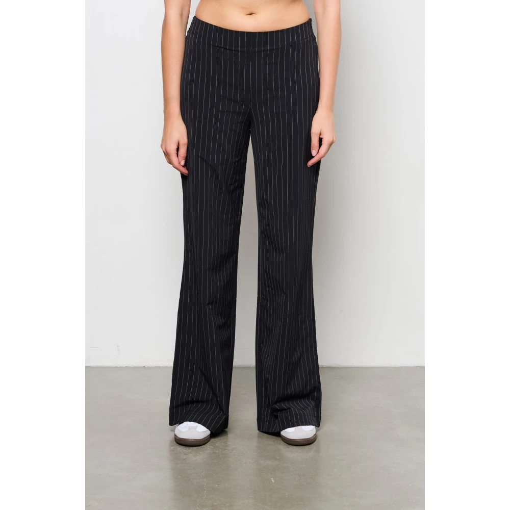 &Co Woman Wijde Broek Zomerse Stijl Black Dames