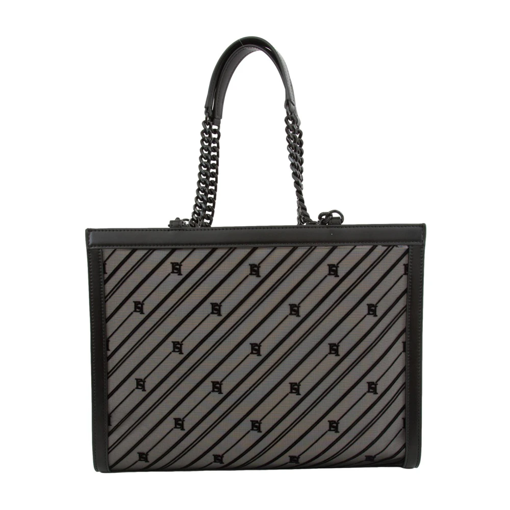 Elisabetta Franchi Stijlvolle Borsa Tas voor Vrouwen Black Dames
