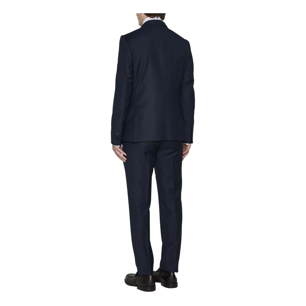 Ermenegildo Zegna Blauwe Jurk Regular Fit Blue Heren