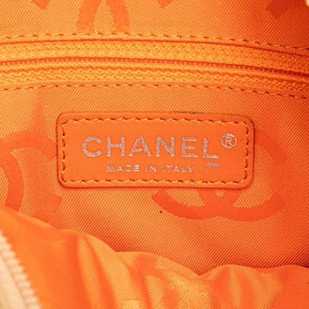 Chanel Vintage Pre-owned Leather chanel-bags Yellow Dames