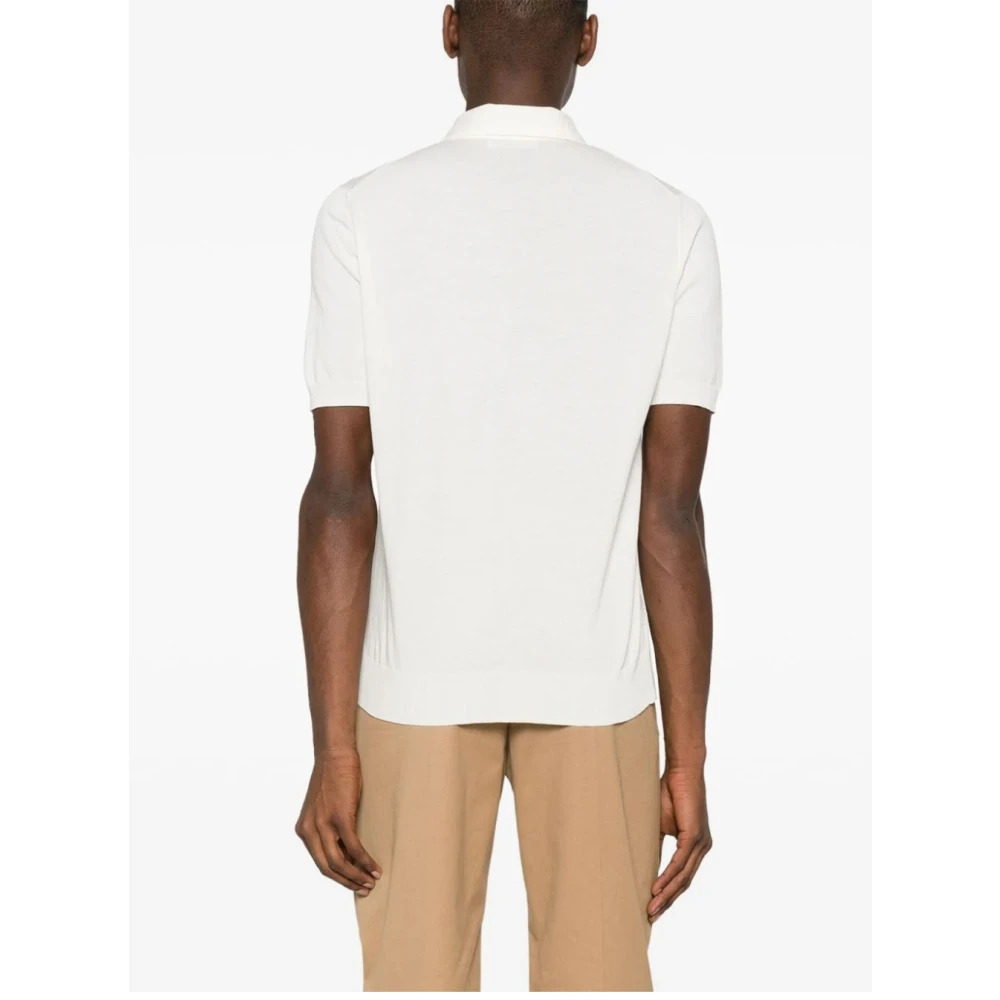 Lardini Witte T-shirts & Polo's voor mannen White Heren