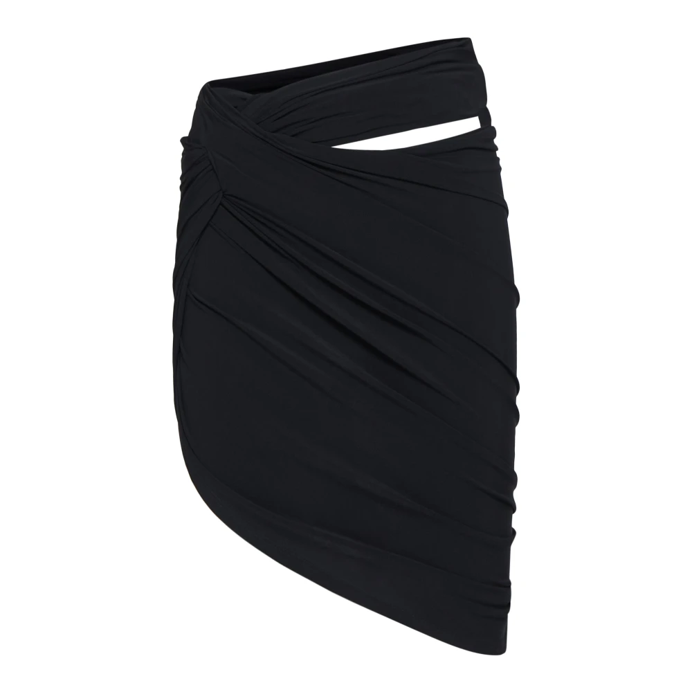 Jacquemus Black Short Skirts, Female, Xs, Mini Skirt