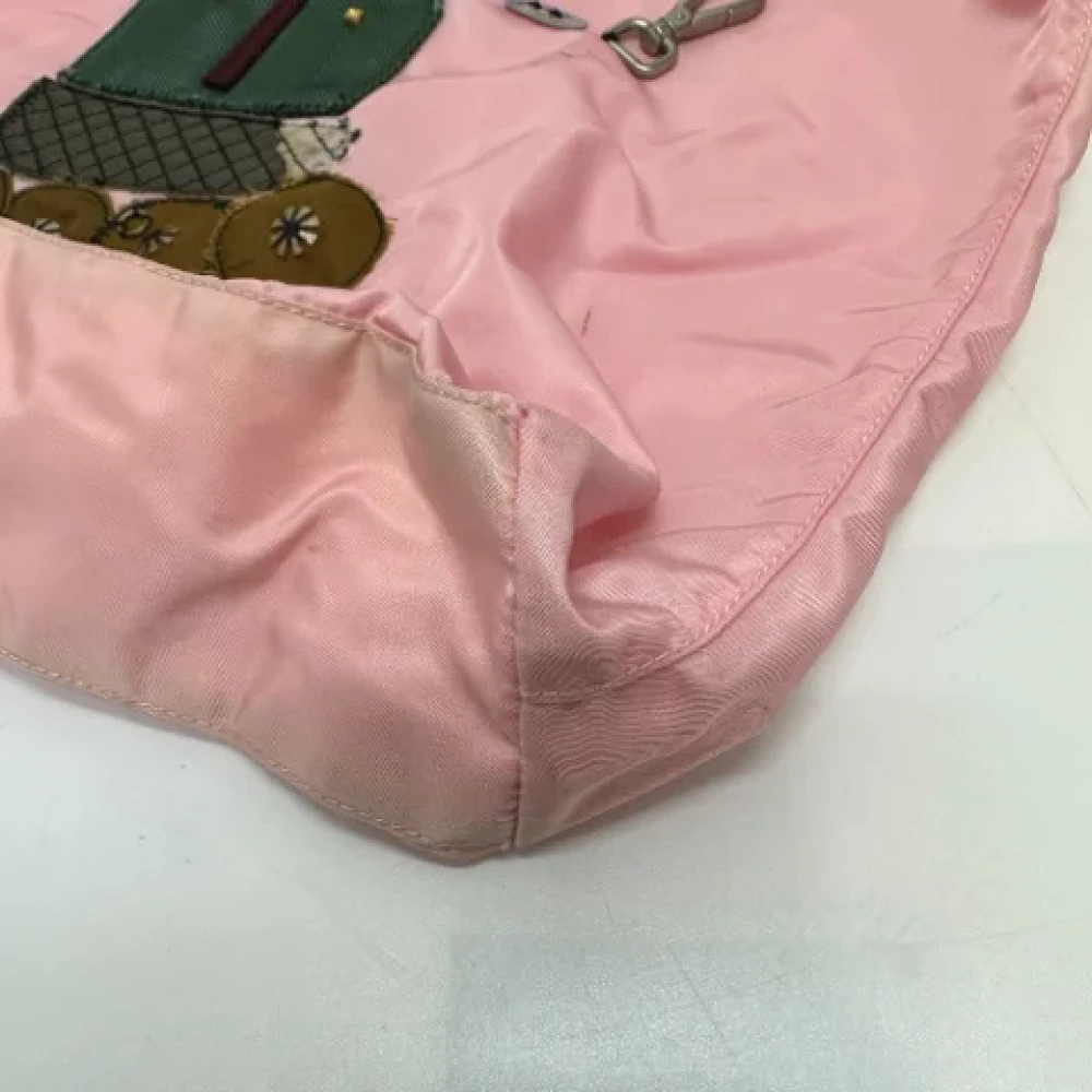 Prada Vintage Pre-owned Fabric prada-bags Pink Dames