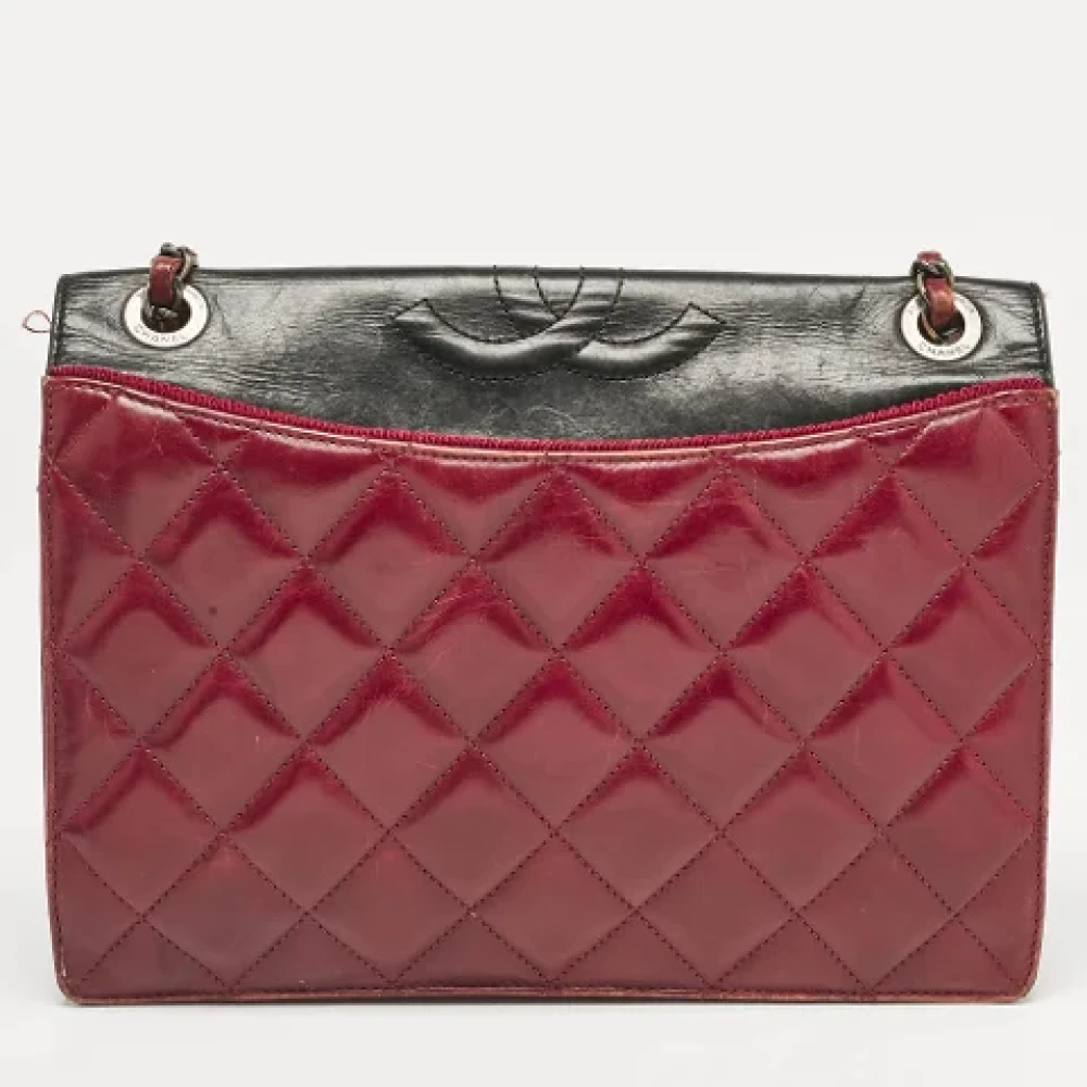 Chanel Vintage Pre-owned Canvas chanel-bags Red Dames