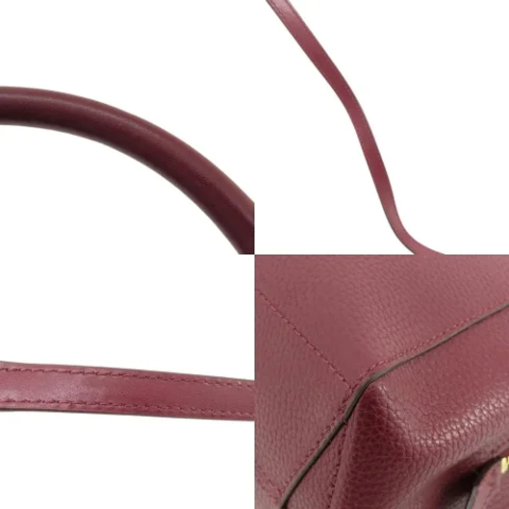 Michael Kors Pre-owned Leather handbags Red Dames