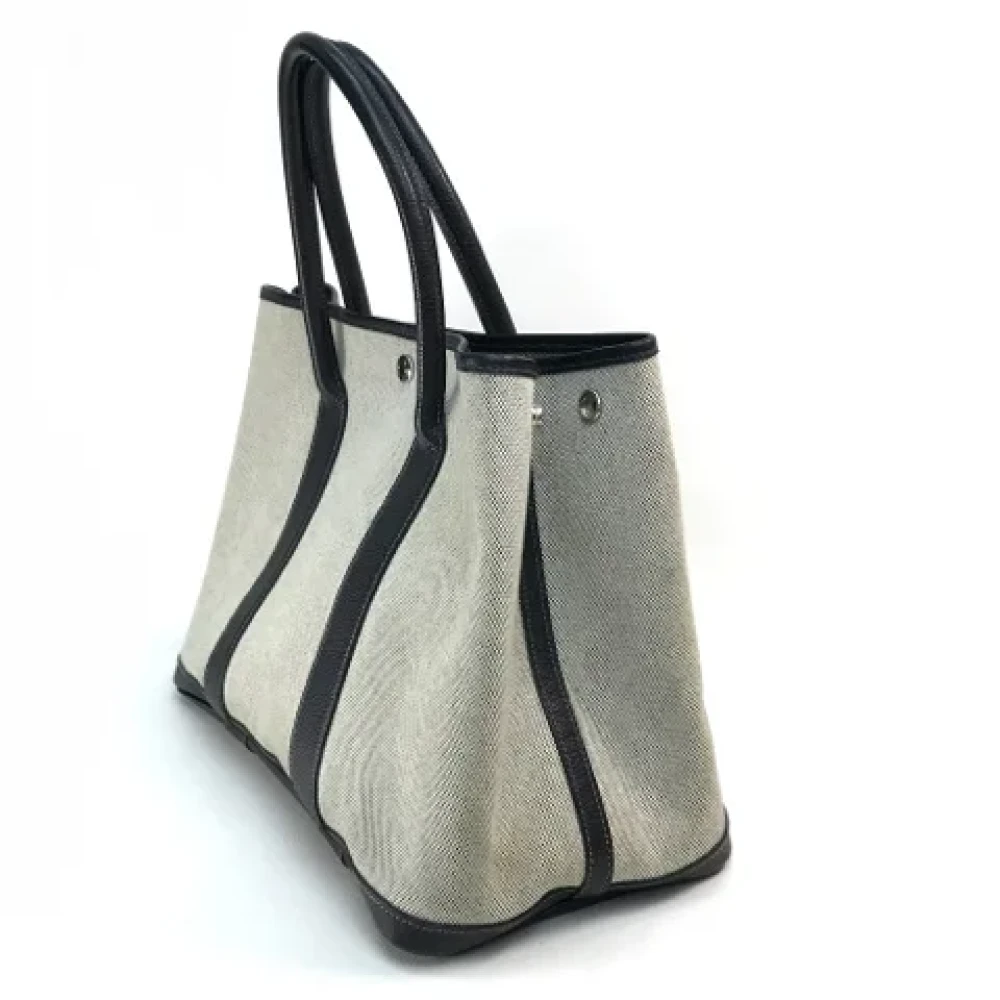 Hermès Vintage Pre-owned Fabric shoulder-bags Blue Dames