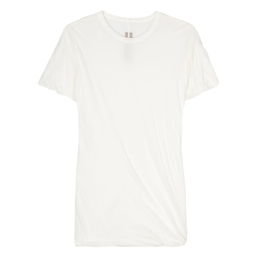 Rick Owens Casual korte mouw beige katoenen T-shirt Beige Heren