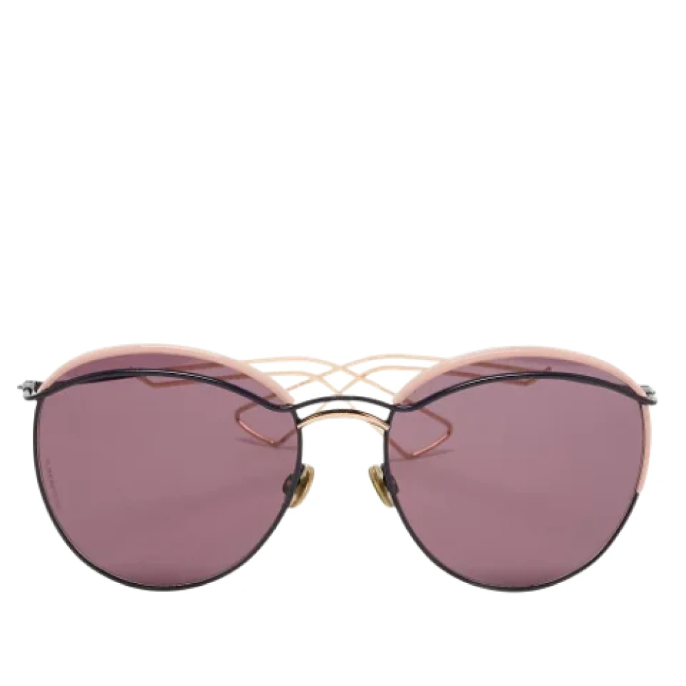 Dior Vintage Pre-owned Acetate sunglasses Purple Dames
