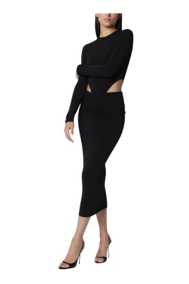 Heloise Cut Out Midi Klänning