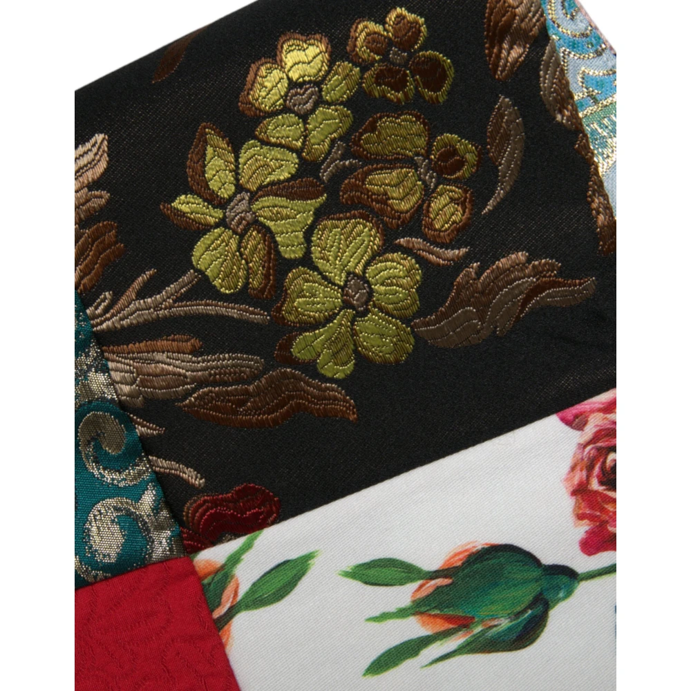 Dolce & Gabbana Bloemen Jacquard Mini Shift Jurk Multicolor Dames