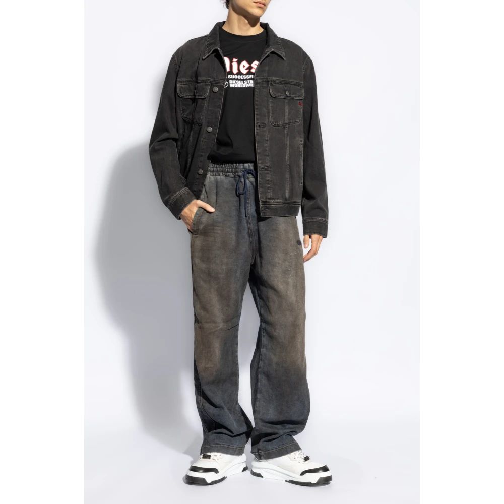 Diesel Denim jack D-Barcy Black Heren