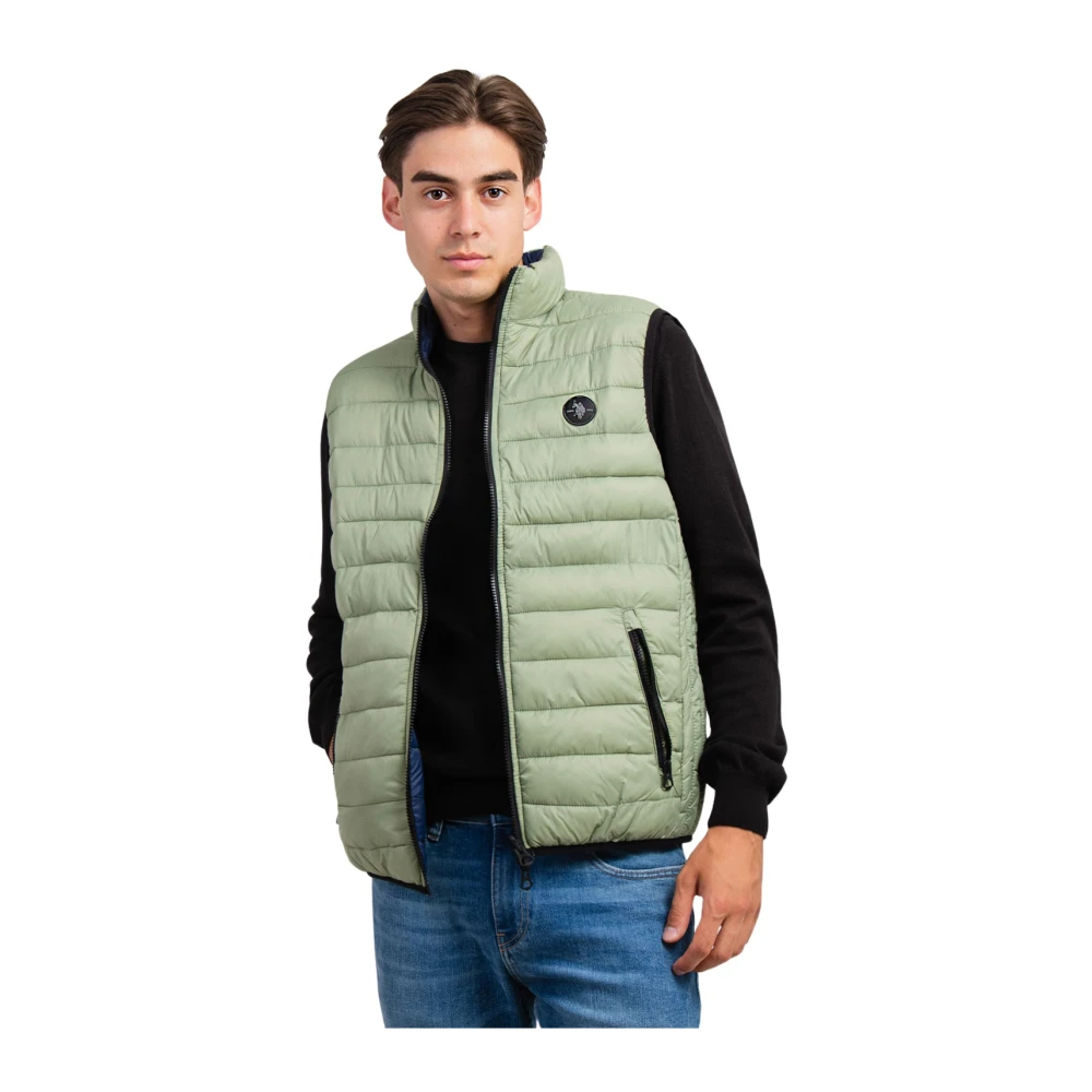 U.s. Polo Assn. Omkeerbaar Herenvest Groen Blauw Green Heren