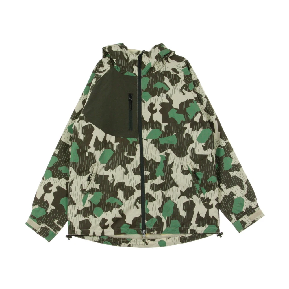 HUF Camo Shell Jas voor Mannen Multicolor Heren