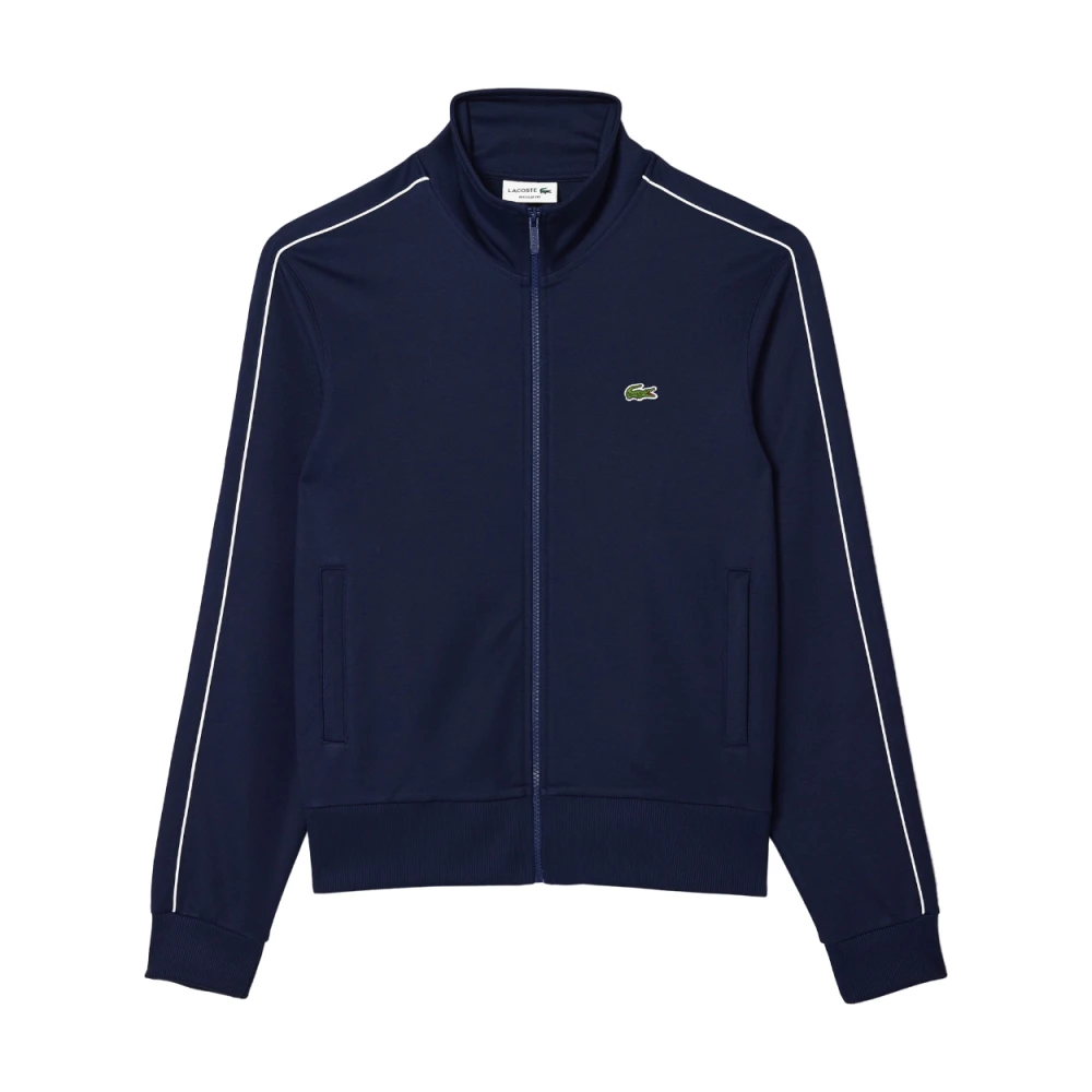 Lacoste Men's Blue Zip-Throughs, Xs, Full Zip Sweatshirt