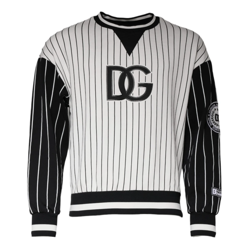 Dolce & Gabbana Herren Weiß Sweatshirts & Hoodies, Xsgröße: