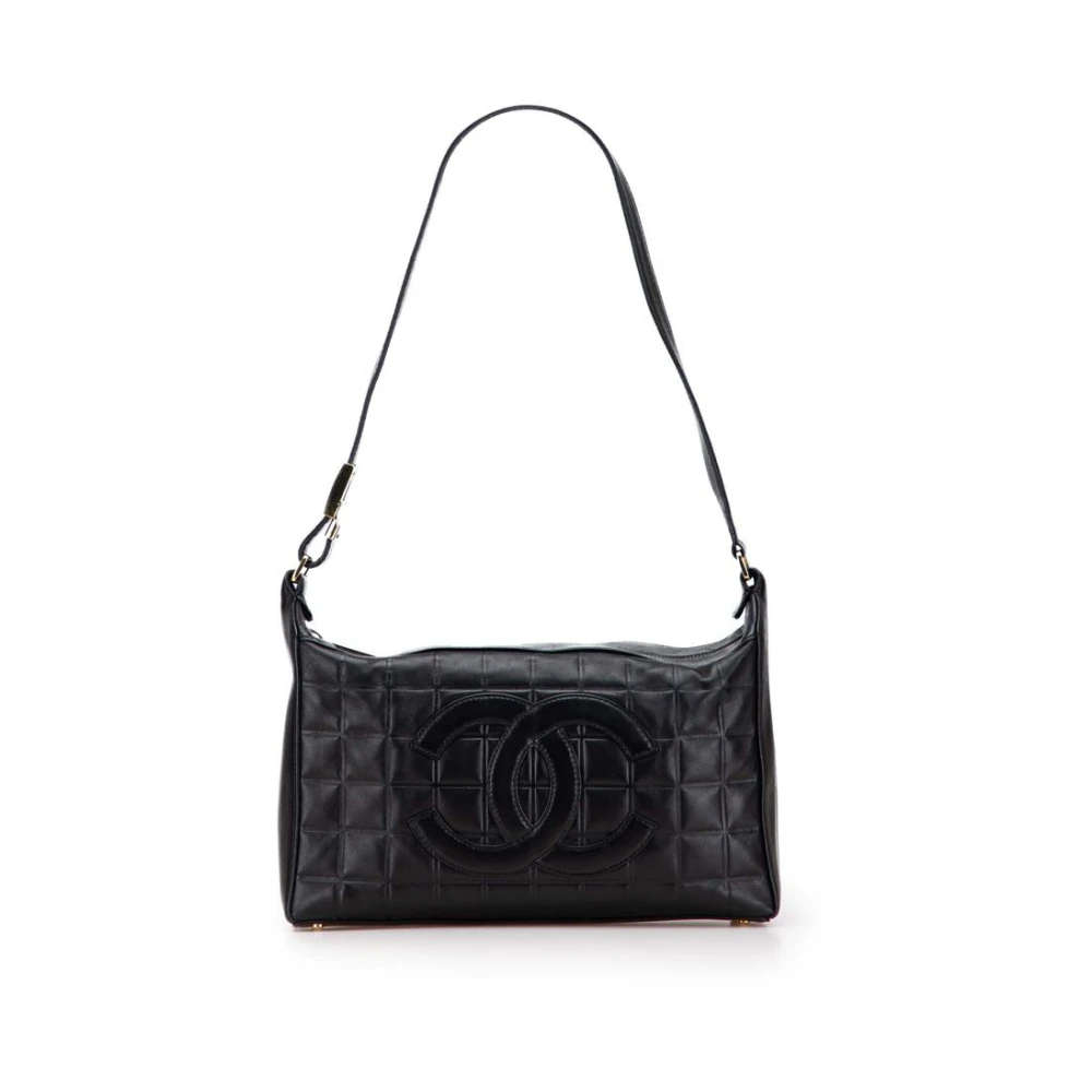 Chanel Vintage Donna Nero Pre-Owned, Taglia Unica, Used,