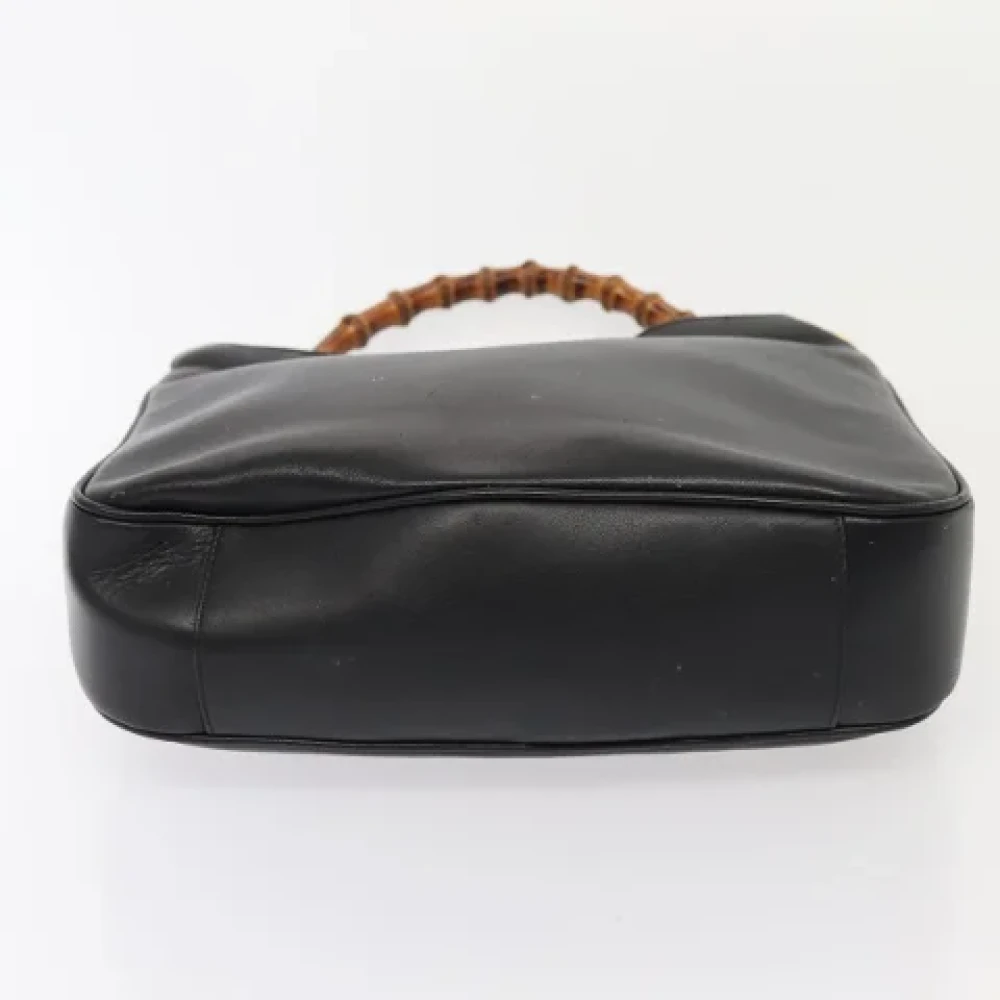 Gucci Vintage Pre-owned Leather handbags Brown Dames