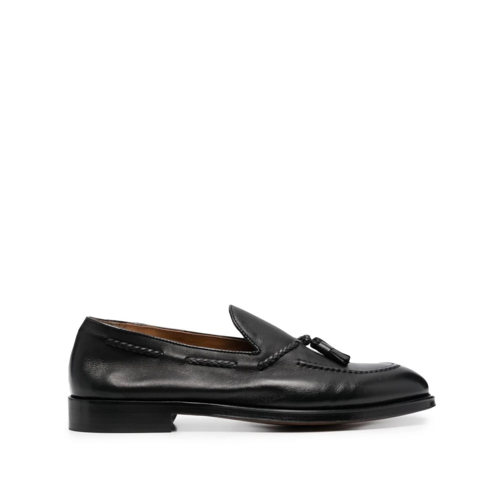 Doucal's Stiliga Tassel Loafers Black, Herr