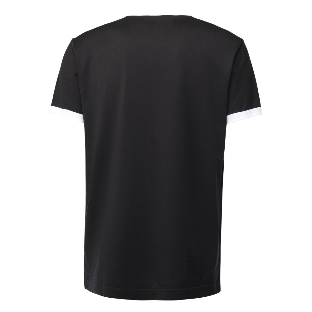 Dolce & Gabbana Zwart T-shirt Polos Stijlvolle Mode Black Heren
