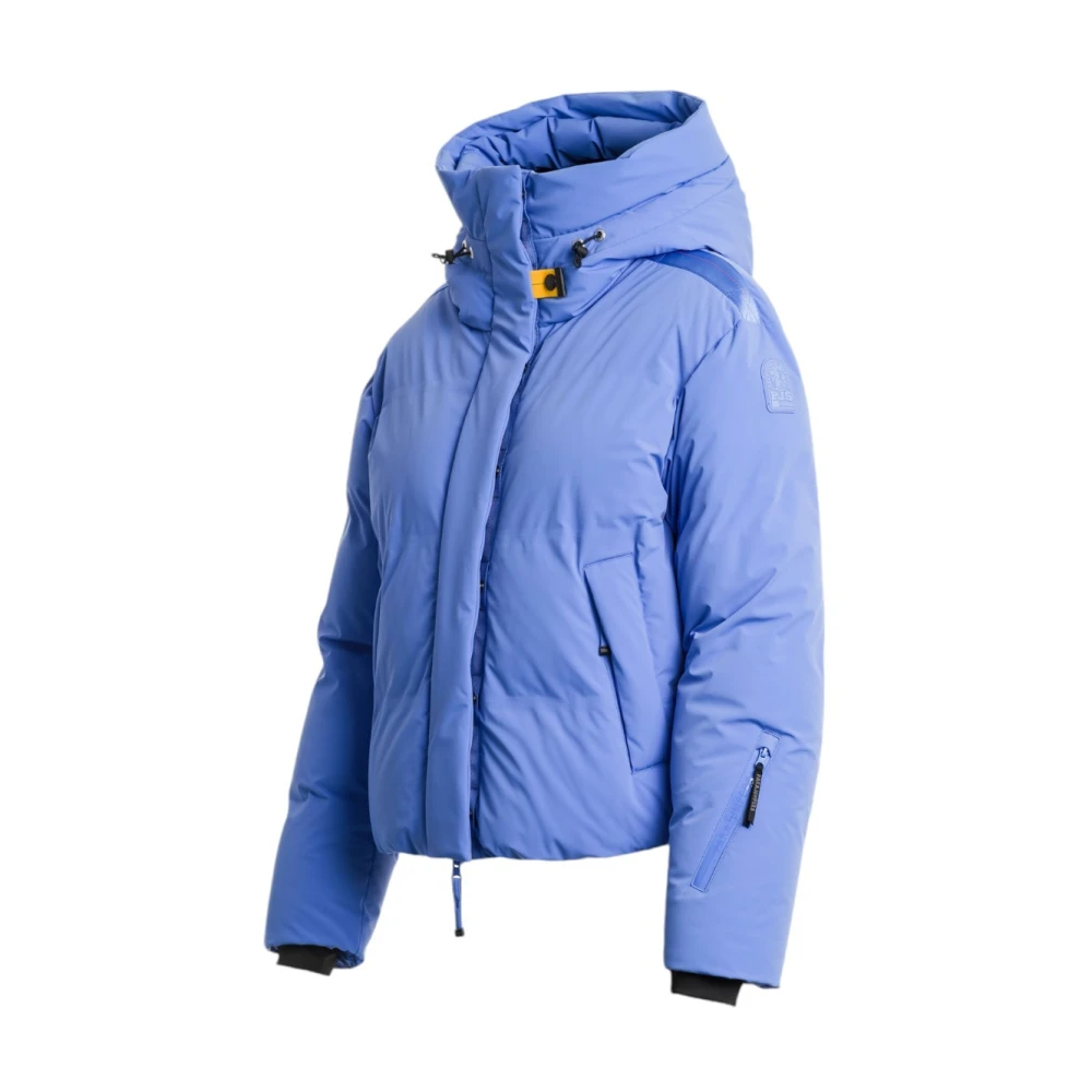 Parajumpers Geribbelde Winterjas Vrouw Korenbloem Blue Dames