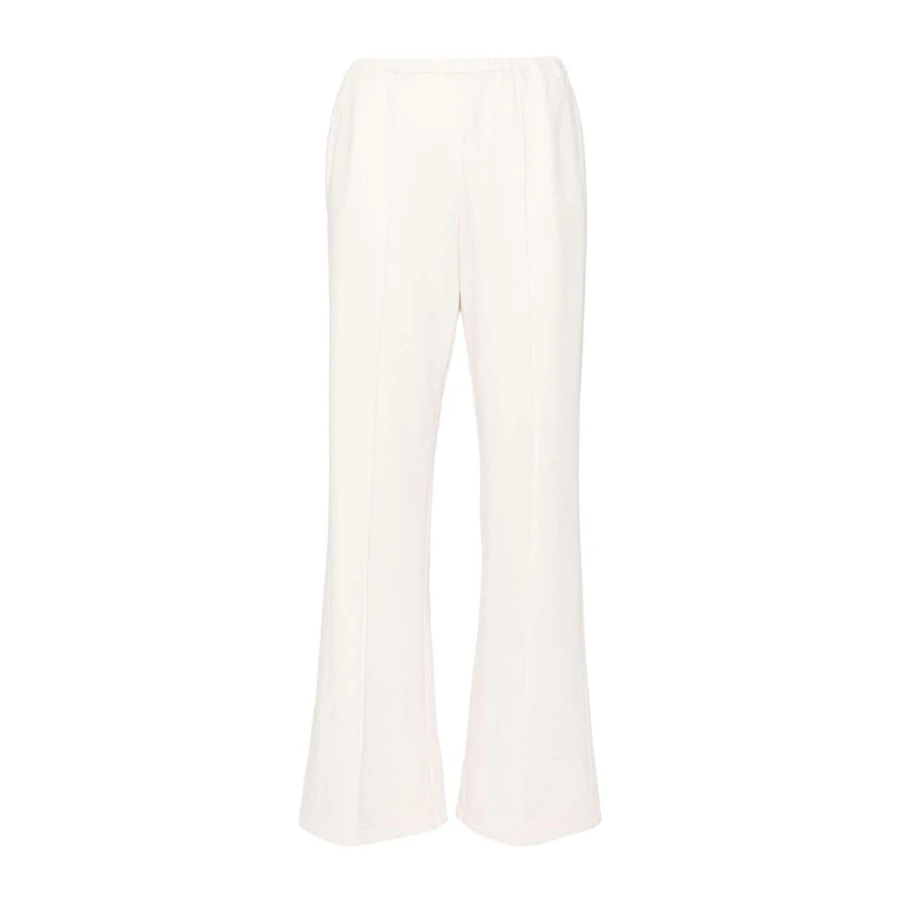 Forte Beige Flared Leg Broek Beige Dames