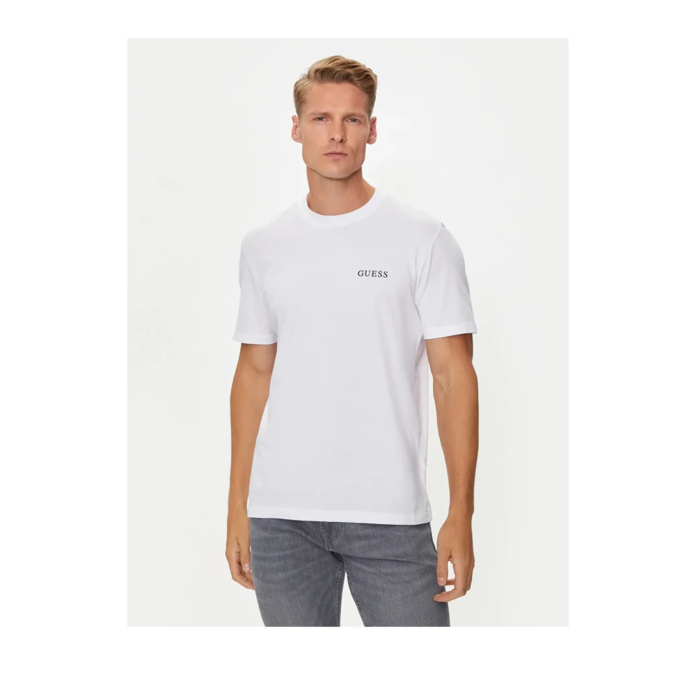 Guess 3-Pack Katoenen T-Shirts Witte Basics White Heren